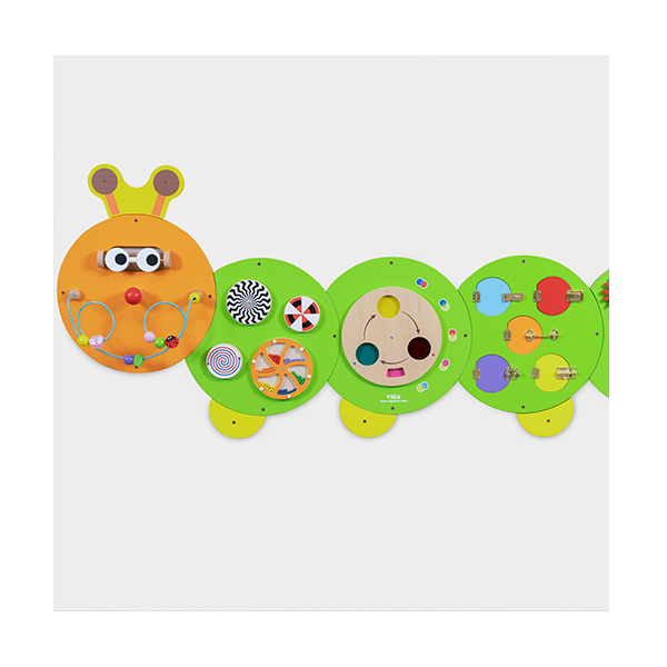 Caterpillar activity wall toy