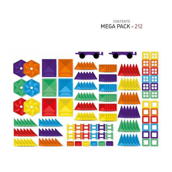 Connetix arc de Sant Martí mega lot 212 peces