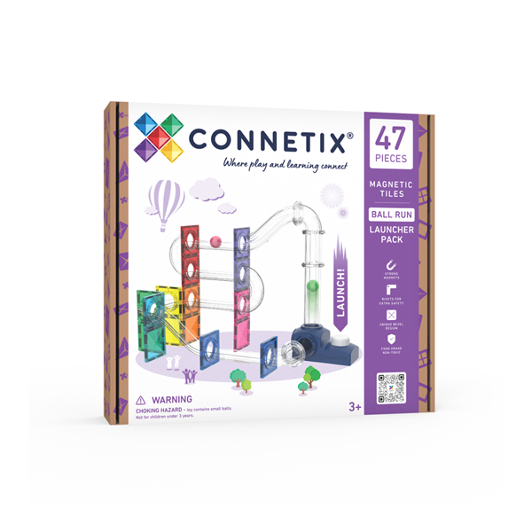 Connetix Ball Run Launcher lot 47 u.