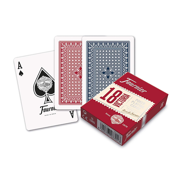 Baralla de póquer nº 18 en estoig de cartró