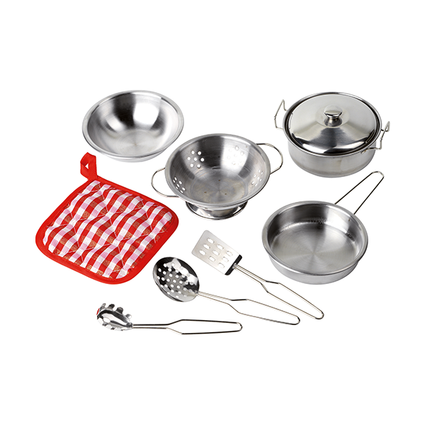 Set de cocina metálico