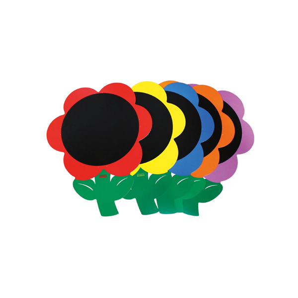 Lot de 5 pissarres en forma de flor