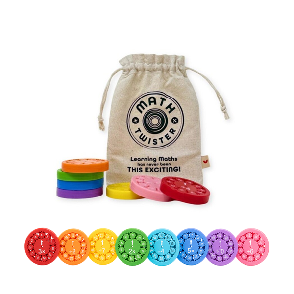 Math Twister: multiplicacions i divisions