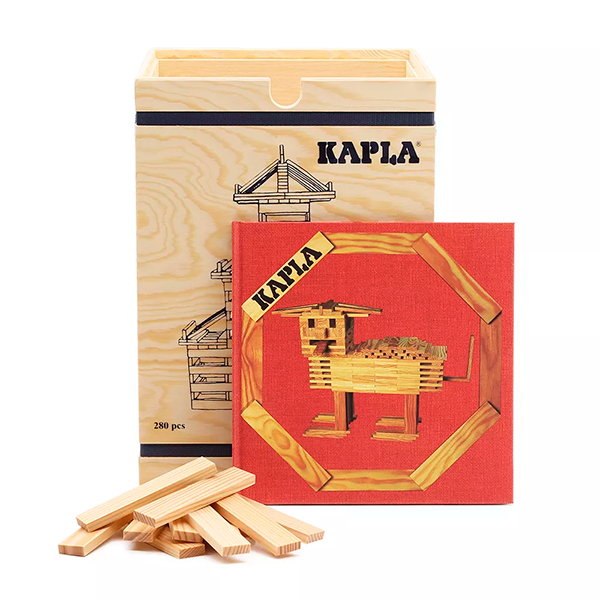 Tauletes KAPLA 280 u. + llibre nivell mitjà: arquitectura i animals