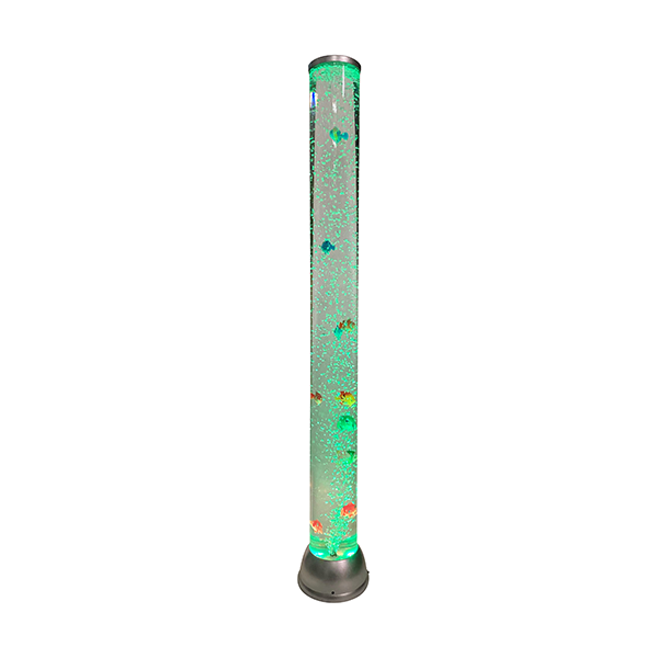 Tubo burbujas 90 cm con peces