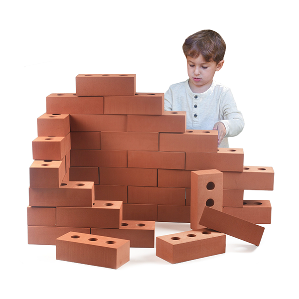 Maons gegants de mida natural. Lot de 25