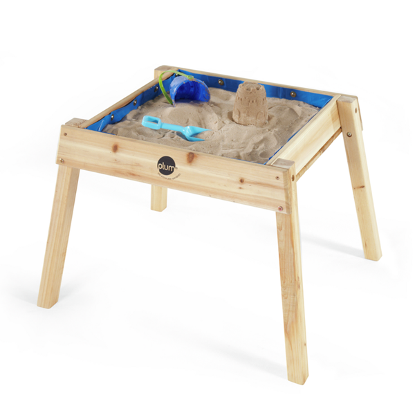 Mesa madera multiusos de agua y arena