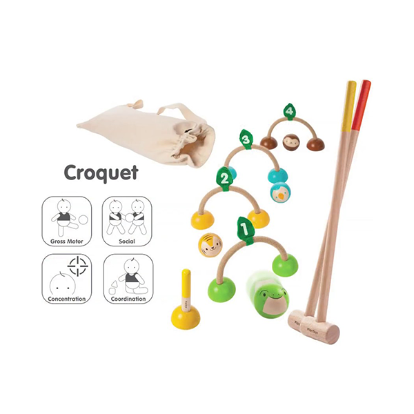 JUEGO DE CROQUET PLANTOYS