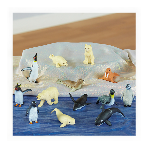 Lot animals petits regions polars