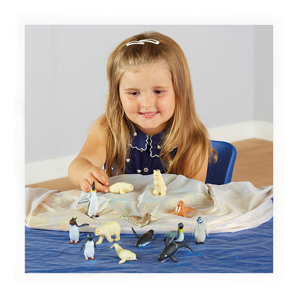 Lot animals petits regions polars