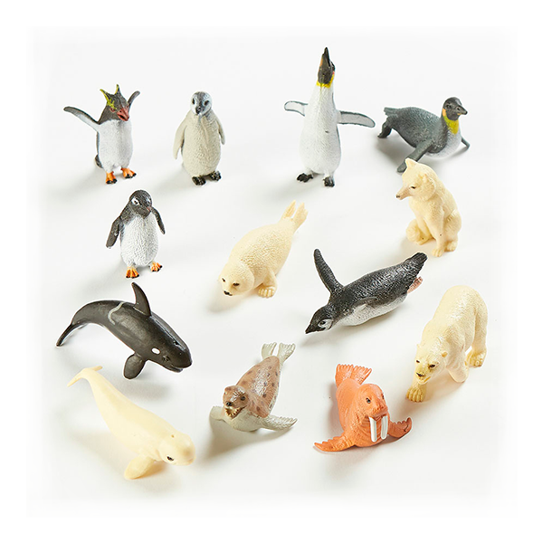 Lot animals petits regions polars