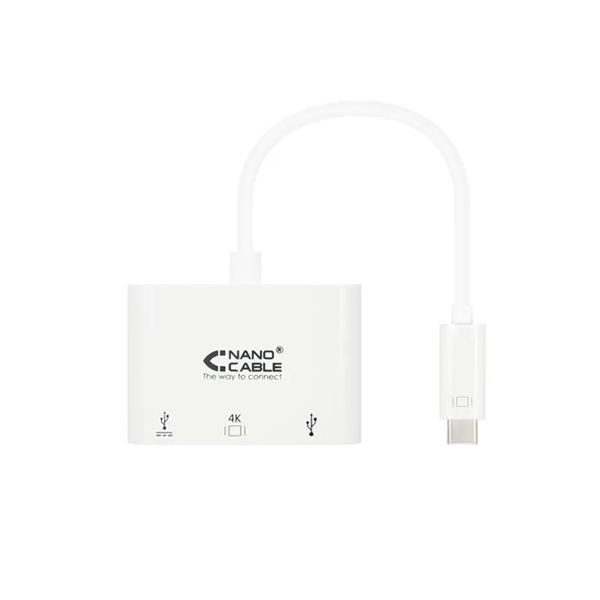 ADAPTADORCONVERSOR USB-C A HDMI / USB / USB-C, 3 EN 1